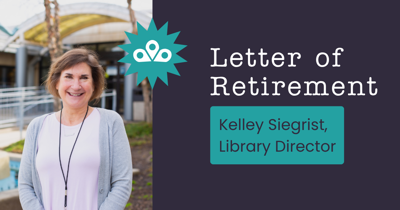 Library Director Kelley Siegrist Announces Retirment